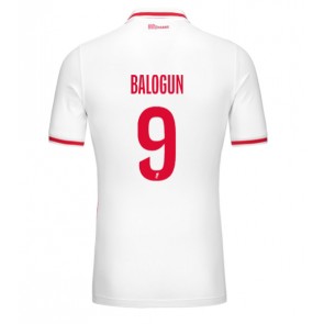 AS Monaco Folarin Balogun #9 Domaci Dres 2024-25 Kratak Rukavima